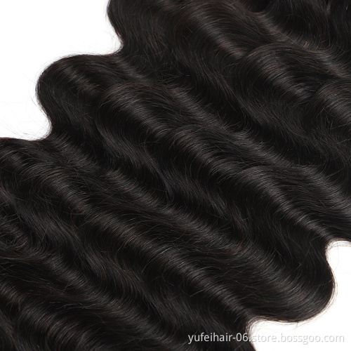 Wholesale Brazilian Virgin Human Hair Deep Curly  Hair Bundles 12-40inch ,Raw Unprocessed Hair Bundles Direct Sales Price